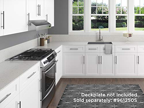 Pfister Pfirst Series Kitchen Faucet, Single Handle Pull-Down Sprayer High Arc Stainless Steel Finish 1 or 3 Hole Installation CALGreen Water Efficient Sink Faucet, G529PF2S
