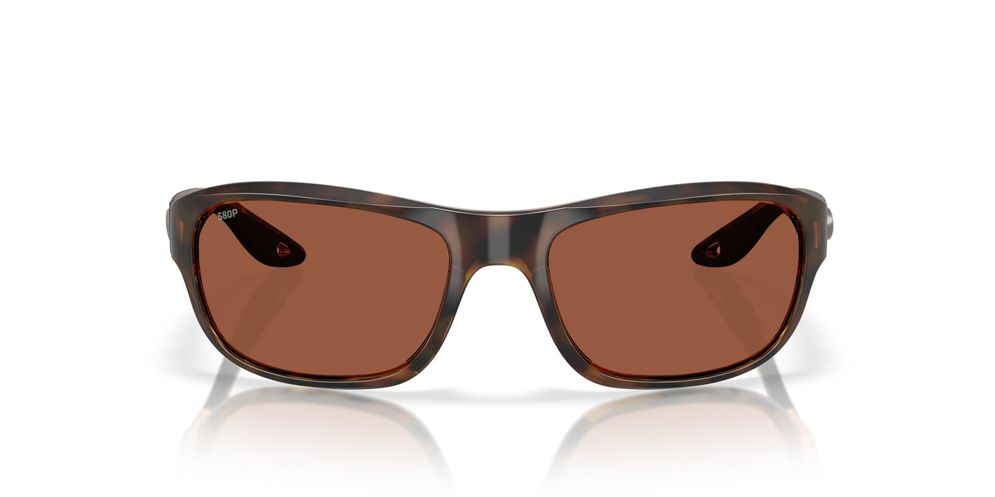 Costa Del Mar Clipperton Sunglasses, Tortoise/Copper Polarized 580P, 58 mm
