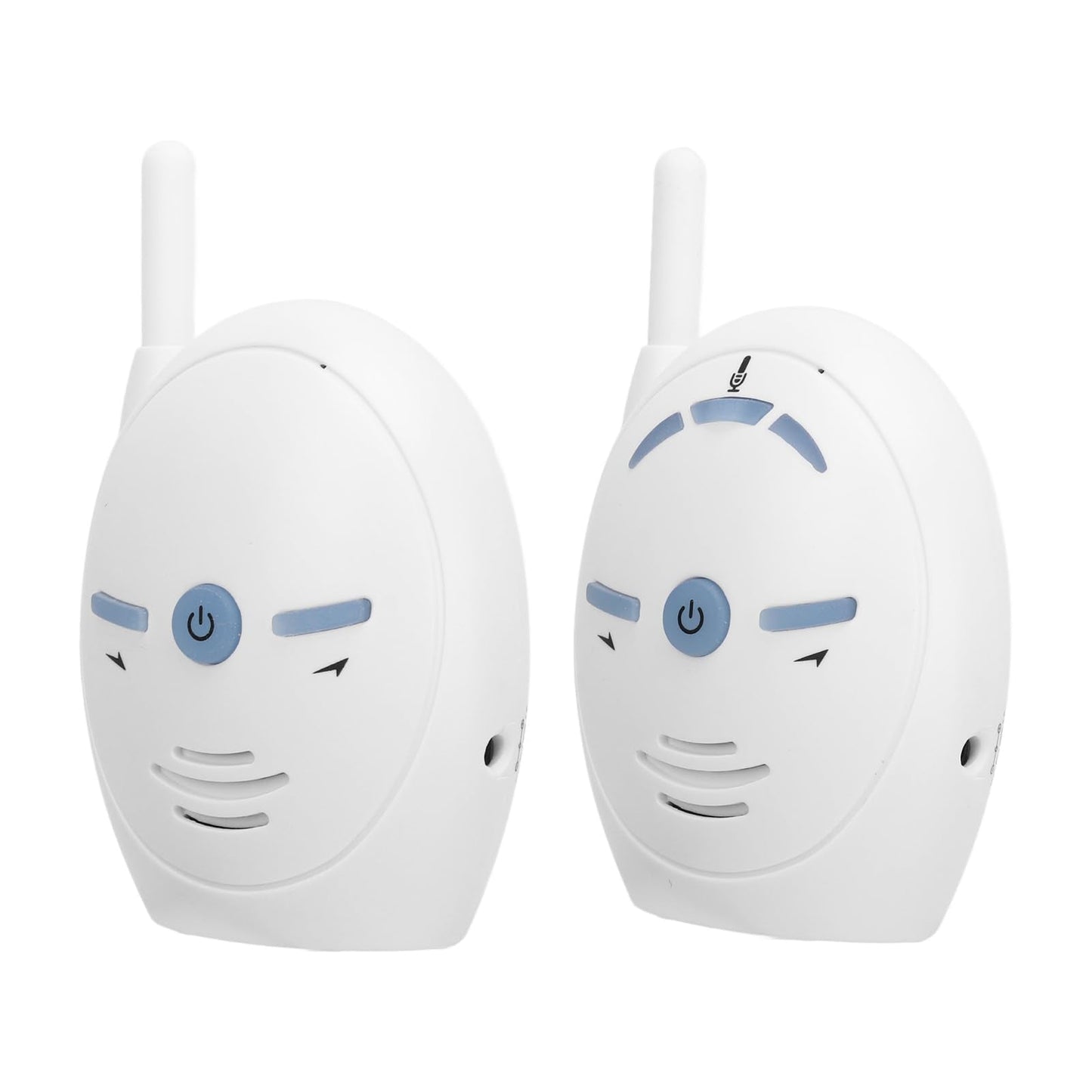 Audio Baby Monitor, Long Range up to 1000 ft, Visual Sound Level Indicator, High Sensitivity Microphone, 2 Way Audio Talk, USB Connection, (US Plug)