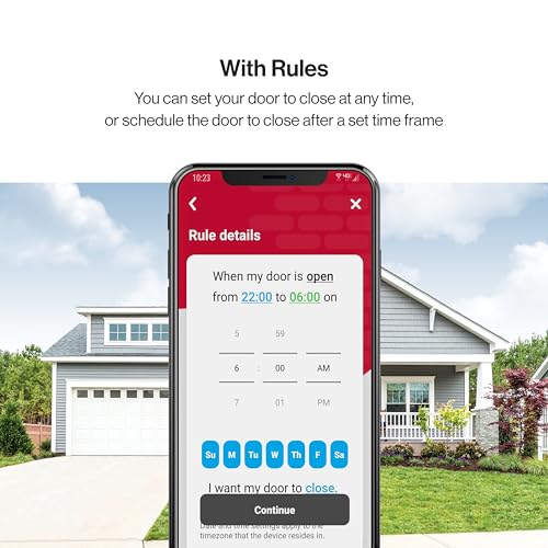 Genie 6172H-O Wall Mount Smart Garage Door Opener with Aladdin Connect, Wall Mounted Compact Space Saving Opener