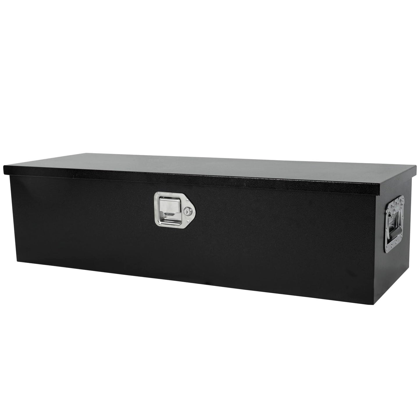 acylph Black Steel Heavy Duty Truck Tool Box Truck Storage Box for Pickup, Waterproof Tool Box Storage Organzer with Latch and Keys,39"x13"x10"