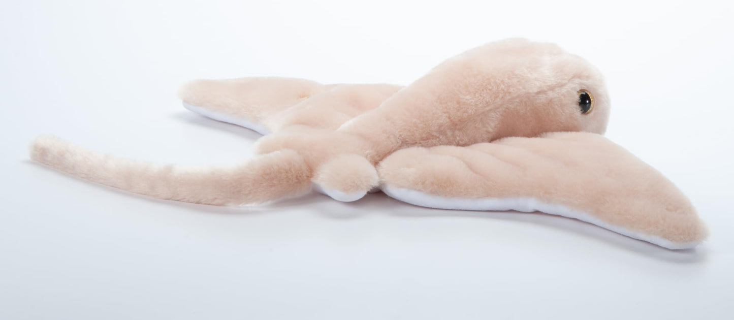 The Petting Zoo Cownose Ray Stuffed Animal Plushie, Gifts for Kids, Wild Onez Sealife Animals, Stingray Plush Toy 24 inches from Tip of Tail to Head
