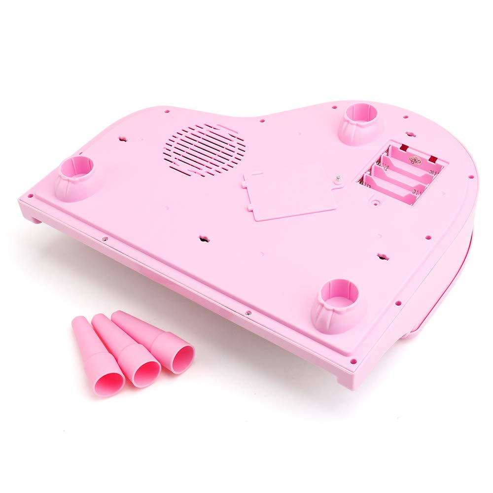 Amy&Benton Toddler Piano Toy for Baby Girls Pink Toy Piano Keyboard for 2 3 4 Year Old Birthday Gifts for Girls