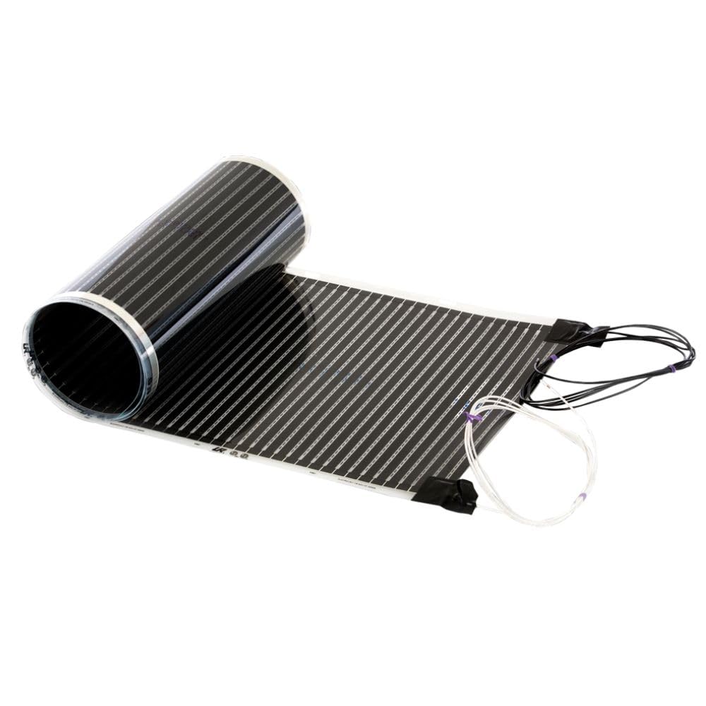 QuietWarmth Float QWARM1.5X10F240 Radiant Floor Heating Mat for below Laminate, Wood, Luxury Vinyl Floating Flooring- Cuttable Mat Size 1.5’x10' 240 Volt (Covers 15sf)