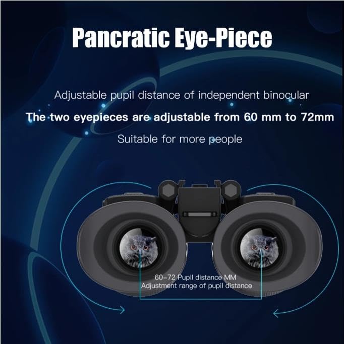 Dumjug 4K Digital Night Vision Goggles Binoculars with Photo and Video Recorder, 1314ft Long Distance, Nightvision Goggles for Camping Hiking with Head-Mount Kits for Helmet