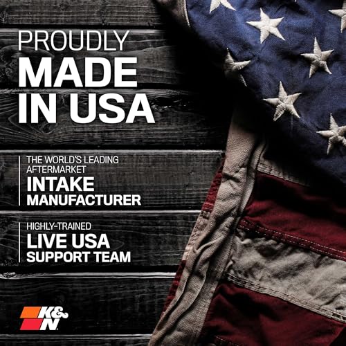 K&N Cold Air Intake System: High-Flow Air Filter, Increase Performance & Acceleration: Compatible with 2005-2019 Crysler/Dodge: 300C, Challenger, Charger, Magnum, 57-1542