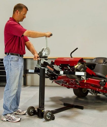 MoJack MJ-PRO 00145 Professional Zero Turn Radius Lawn Mower Lift - 750 Pound Lift Capacity, Universal Capacity for Tractors & ZTR Mowers, for Safe & Efficient Maintenance b