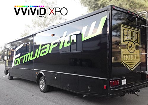 VViViD Black High Gloss Realistic Paint-Like Microfinish Vinyl Wrap Roll XPO Air Release Technology (25ft x 5ft)