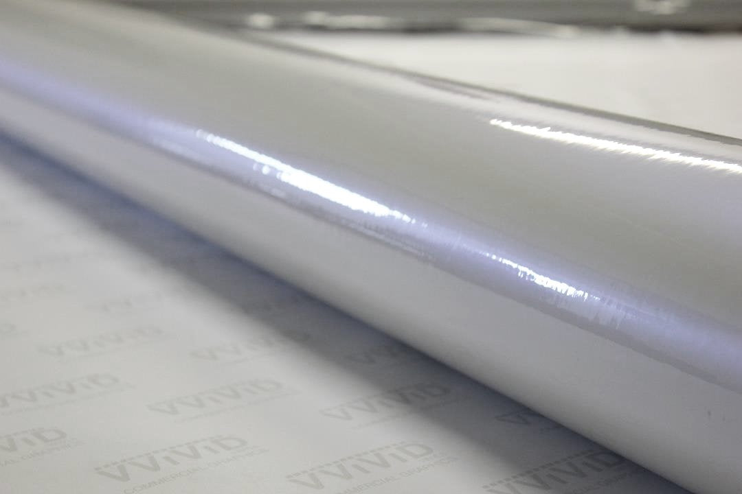VViViD Vivid Space Pearl White Gloss Vinyl Wrap Film for DIY No Mess Easy to Install Air-Release Adhesive (50ft x 5ft (Full Car Wrap Roll))