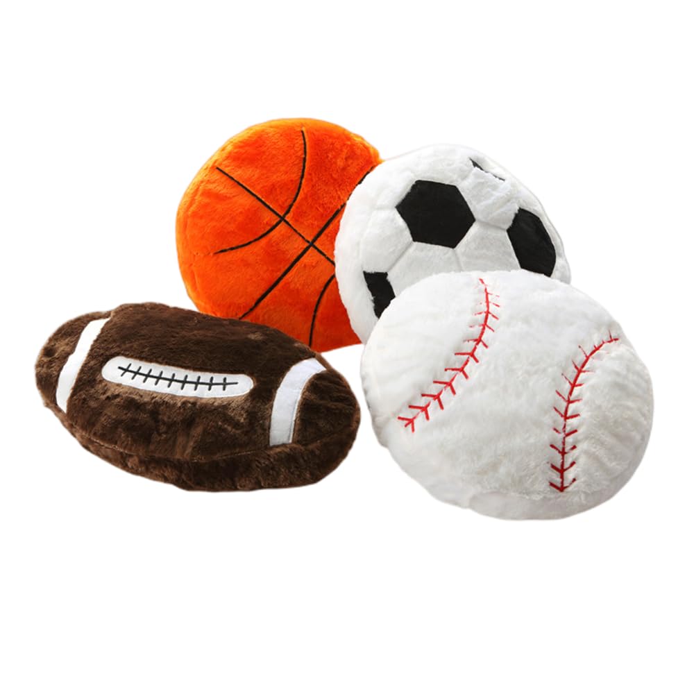 18inch Soccer Balls Plush Pillow Soft Fluffy Stuffed Throw Pillows Toy Durable Soccer Balls Plush Toys,Home Decor Cushion,for Kids Boy Girls Children Sports Toy Gift