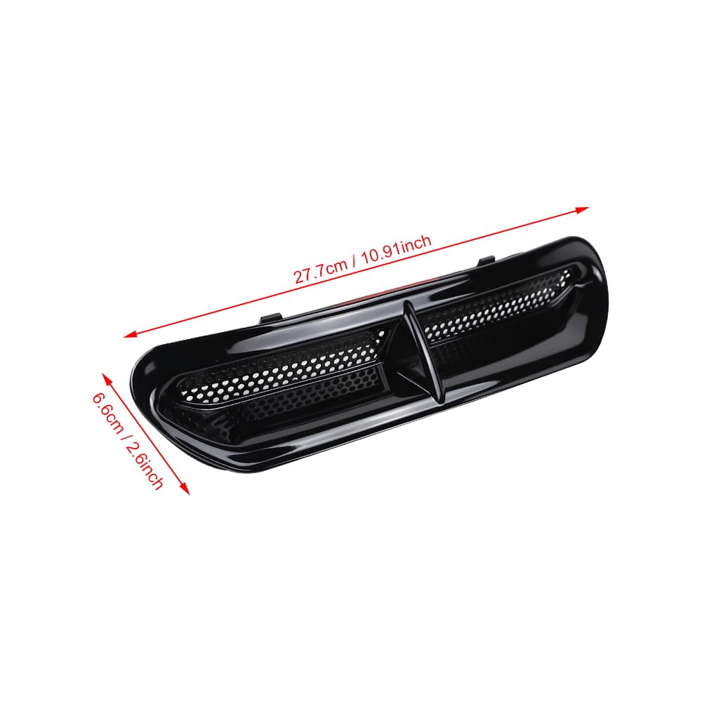 Eagle Lights Batwing LED Vent Insert (DRL/Turn Signal) - Black (Black)