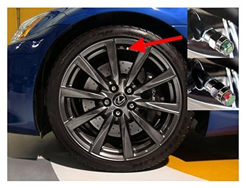 Gozens 26-80psi TPMS Tire Pressure Monitor Valve Stem Cap Tyre Sensor Indicator (28 PSI)