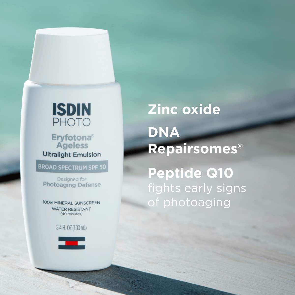 ISDIN Suncare Bundle Non-Tinted & Tinted Sunscreen | Eryfotona Actinica Mineral Sunscreen | Eryfotona Ageless Mineral