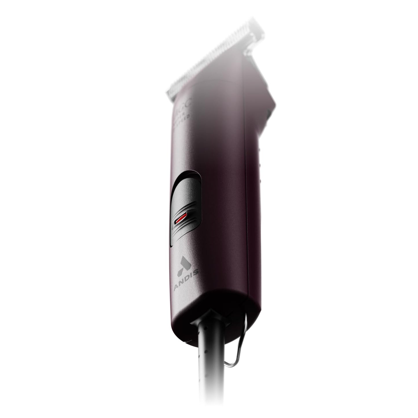 Andis 23330 Professional AGC Super 2-Speed Horse Clipper with Detachable Blade - Cool & Quiet Running Design - Includes Ultra Edge Size T-84 Blade for Complete Horse Grooming - Burgundy