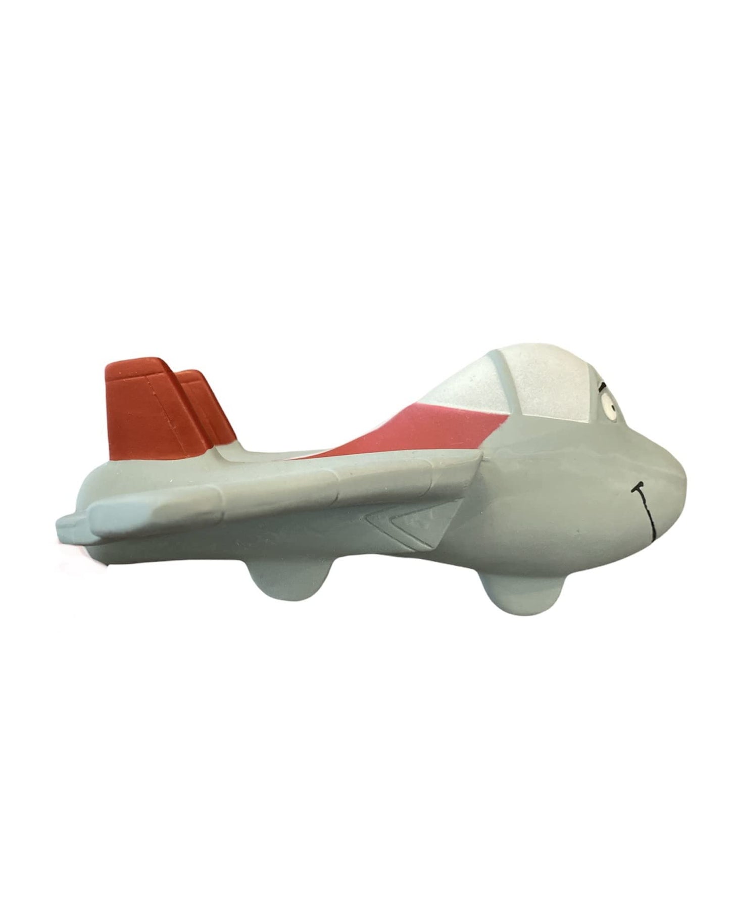Baby Teething Toy – Natural Rubber Teether for Infants (3+ Months), BPA-Free, Non-Toxic | Airplane Teether Gift for Aviation Families.