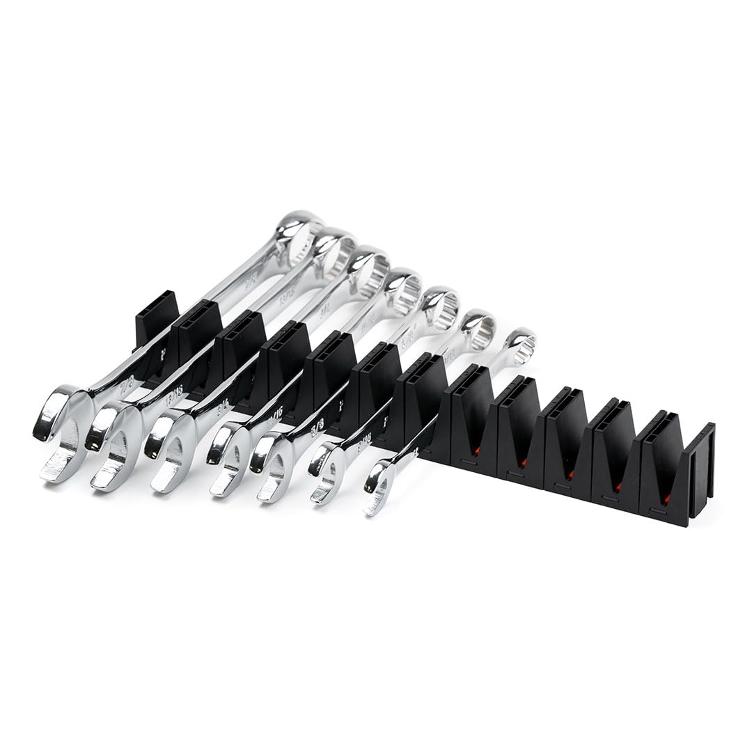 ToolBox Widget Wrench Organizer Pro Series 4.0 – Magnetic Wrench Holders for Tool Drawer – Modular Toolbox Organizer System – Tool Storage for Professional & DIY Mechanics - 1 Pack, 12 Holders