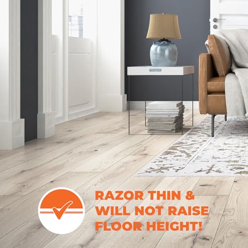 QuietWarmth Float QWARM3x5F240 Radiant Floor Heating Mat for Below Laminate, Wood, Luxury Vinyl Floating Flooring- Cuttable Mat Size 3'x5' 240 Volt (Covers 15sf)