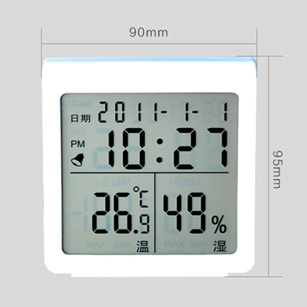 Hygrothermograph Thermometer Digital Multifunctional Gauge,High-Precision Digital Wet and Dry Temperature and Humidity Meter