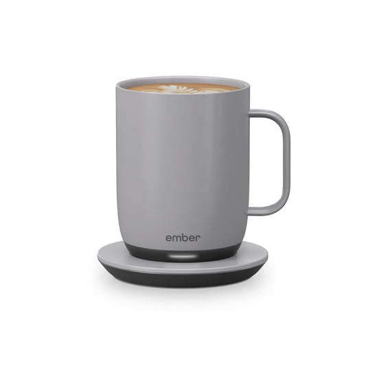 Ember Temperature Control Smart Mug 2, 14 Oz, App-Controlled Heated Coffee Mug with 80 Min Battery Life and Improved Design, GrayModel