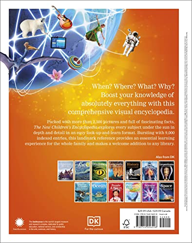 The New Children's Encyclopedia: Packed with thousands of facts, stats, and illustrations (DK Children's Visual Encyclopedias)