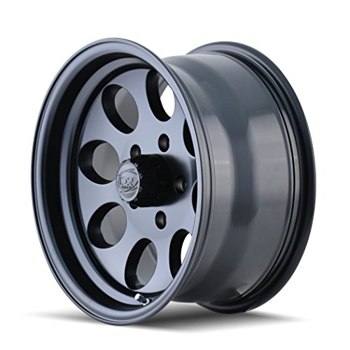 Ion Alloy Style 171 Matte Black Wheel with Machined Lip (15 x 10. inches /5 x 114 mm, -38 mm Offset)