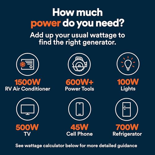 Generac 5,200-Watt Dual-Fuel Portable Inverter Generator - Gas and Propane Compatible - Quiet Operation - Produces Clean, Stable Power - Great for Home Backup, Camping, and RV Use