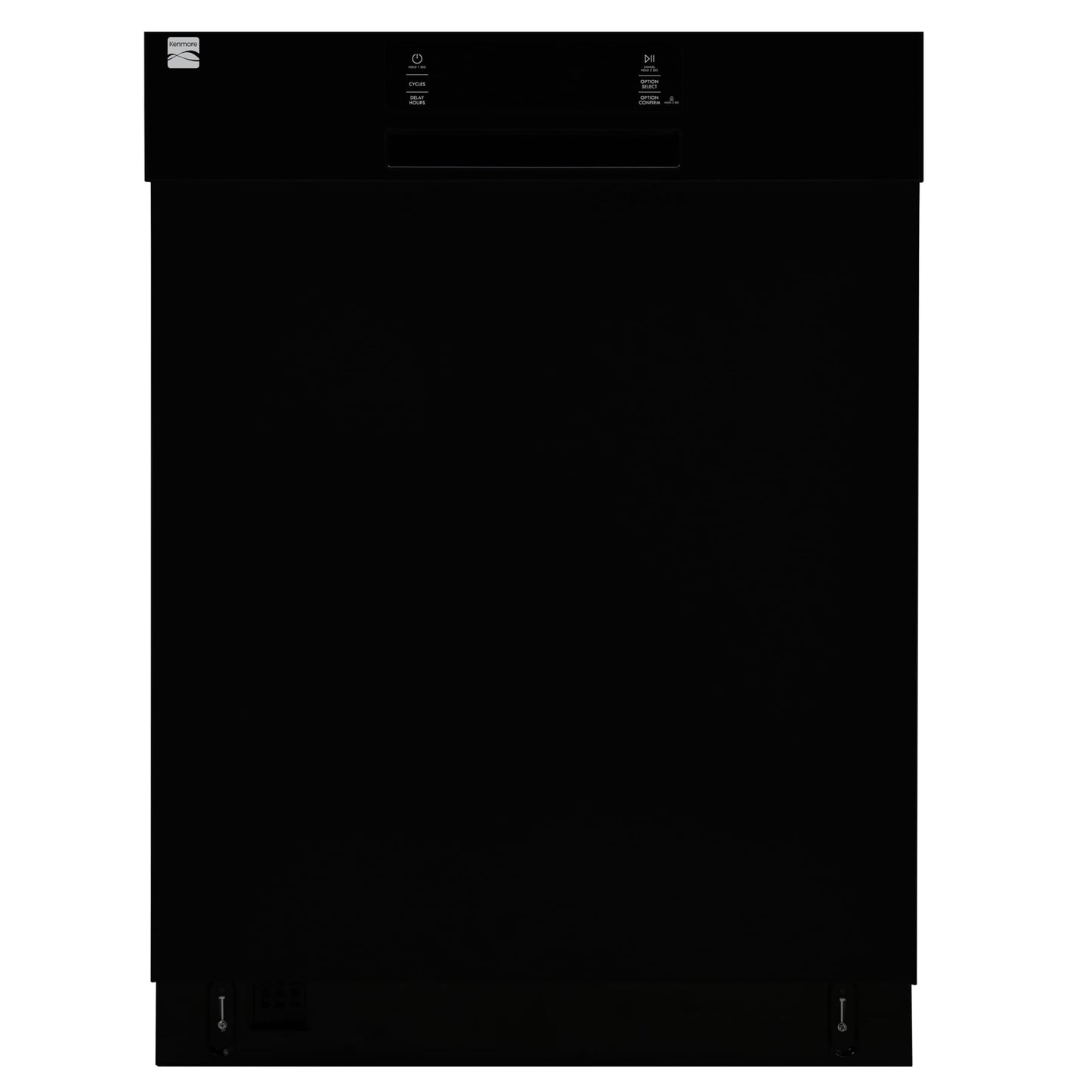 Kenmore 22-14609 24" Built-In Dishwasher - UltraWash Plus, TurboDry, SmartWash & EasyFlex Third Rack - 15 Place Settings - 45 DBA - ENERGY STAR Certified - 24" - Black