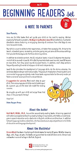 My Beginning Readers Set - Level B (A Complete Set of 25 Early Reader Books)