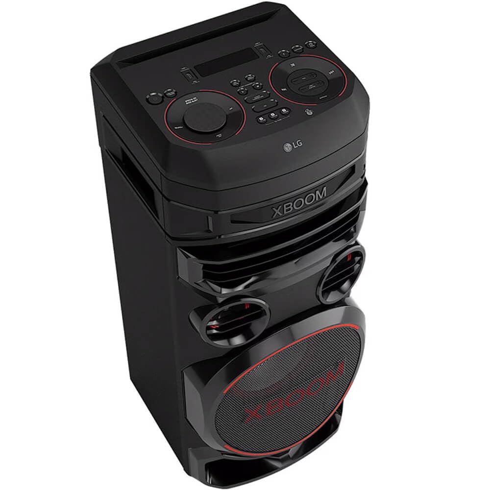 LG RNC7 XBOOM 700W Wireless Party Speaker Powerful 8in Woofer, 3in Mids, 2in Tweeters Bluetooth, Dual Mic Ports, Karaoke, Dolby Audio, Super Bass Boost & More