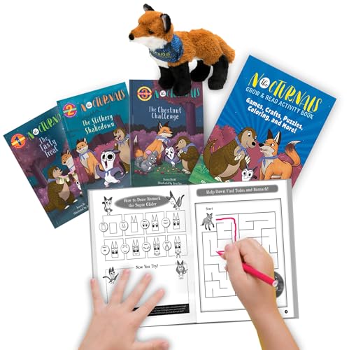 The Nocturnals Grow & Read Activity Box: Early Readers, Plush Toy, and Activity Book - Level 1–3