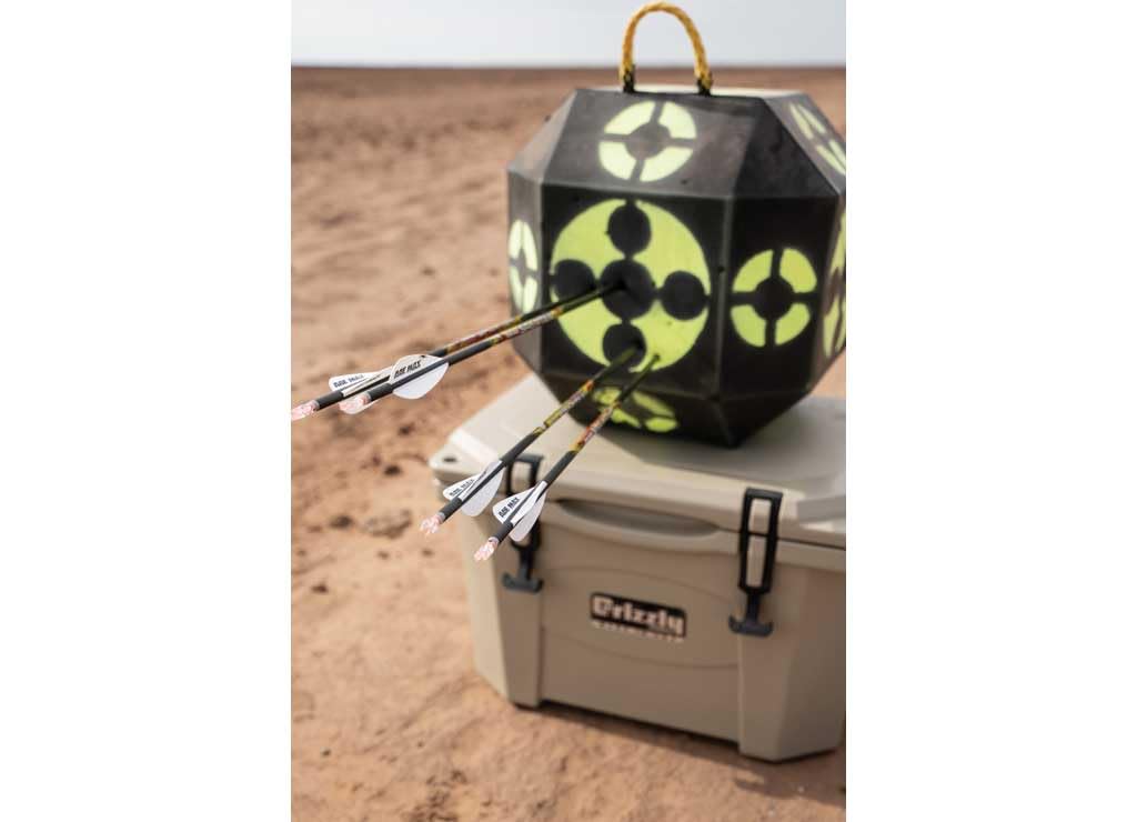 Rinehart 18-1 Archery Target | 18-Sided Multi-Purpose Archery Target | Broadhead & Field Point Compatible | Durable Self-Healing Foam | Made in USA