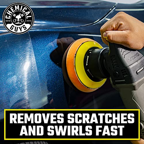 Chemical Guys TORQX Random Orbital Polisher Complete Car Detailing Kit - Pads, Pad Cleaner, Conditioner & Towels, Safe for Cars, Trucks, SUVs, Motorcycles & More, 700W 8mm Throw - 12-Piece