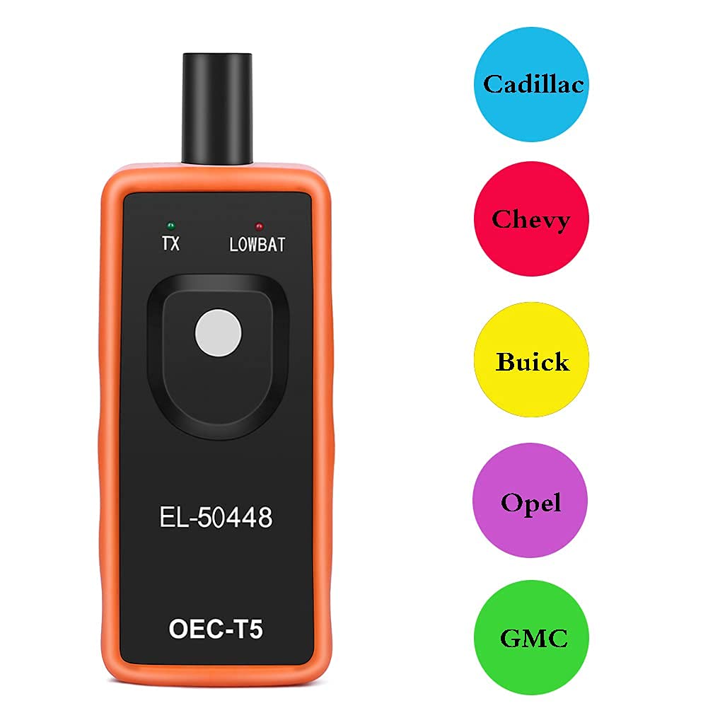 SpassLeben TPMS Relearn Tool for GM, Auto Tire Pressure Monitor Sensor Activation Reset Tool, Tire Sensor Reset Tool, for GM Series Vehicle 2006-2023