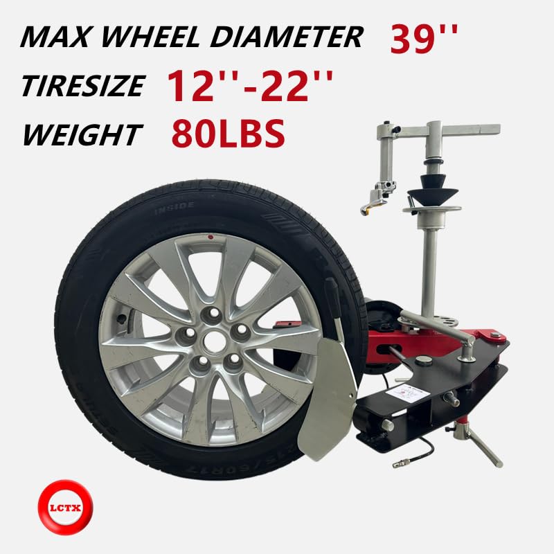Manual Tire Changer Tire Machine Wheel Changers Machine Perfect for Outdoor & Mobile Car Repairs
