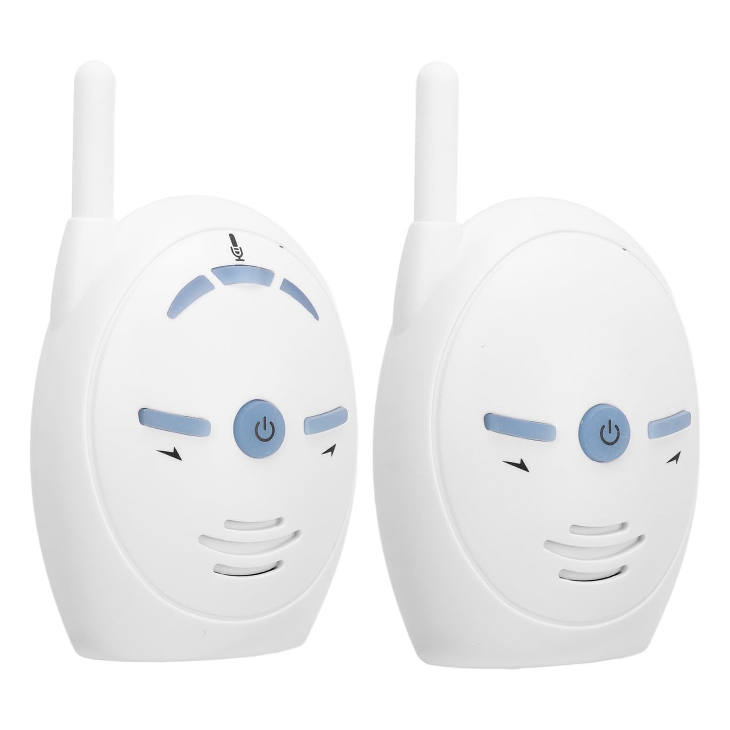 Audio Baby Monitor, Long Range up to 1000 ft, Visual Sound Level Indicator, High Sensitivity Microphone, 2 Way Audio Talk, USB Connection, (US Plug)