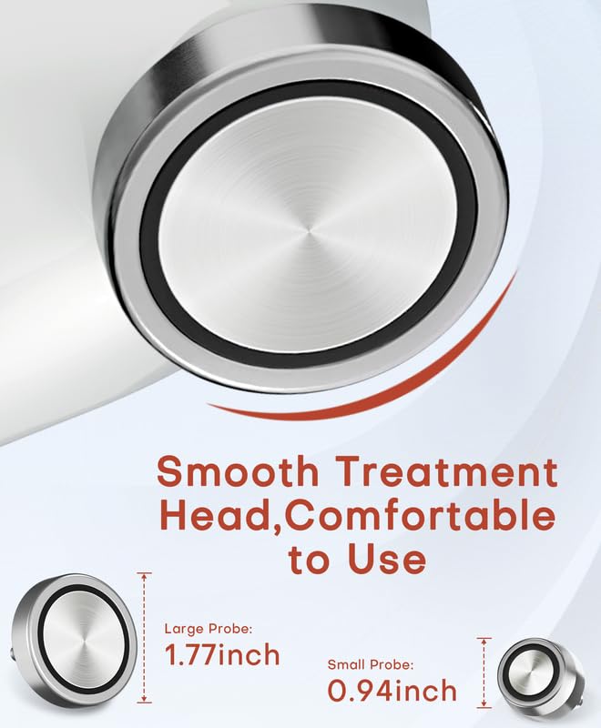 MLAY Professional RF Beauty Machine, Radio Frequency Face Machine with 2 Probes, at Home Radio Frequency Skin Tightening for Lifting, Wrinkle Reducing, Anti Aging - Salon Effects（Gel Included）