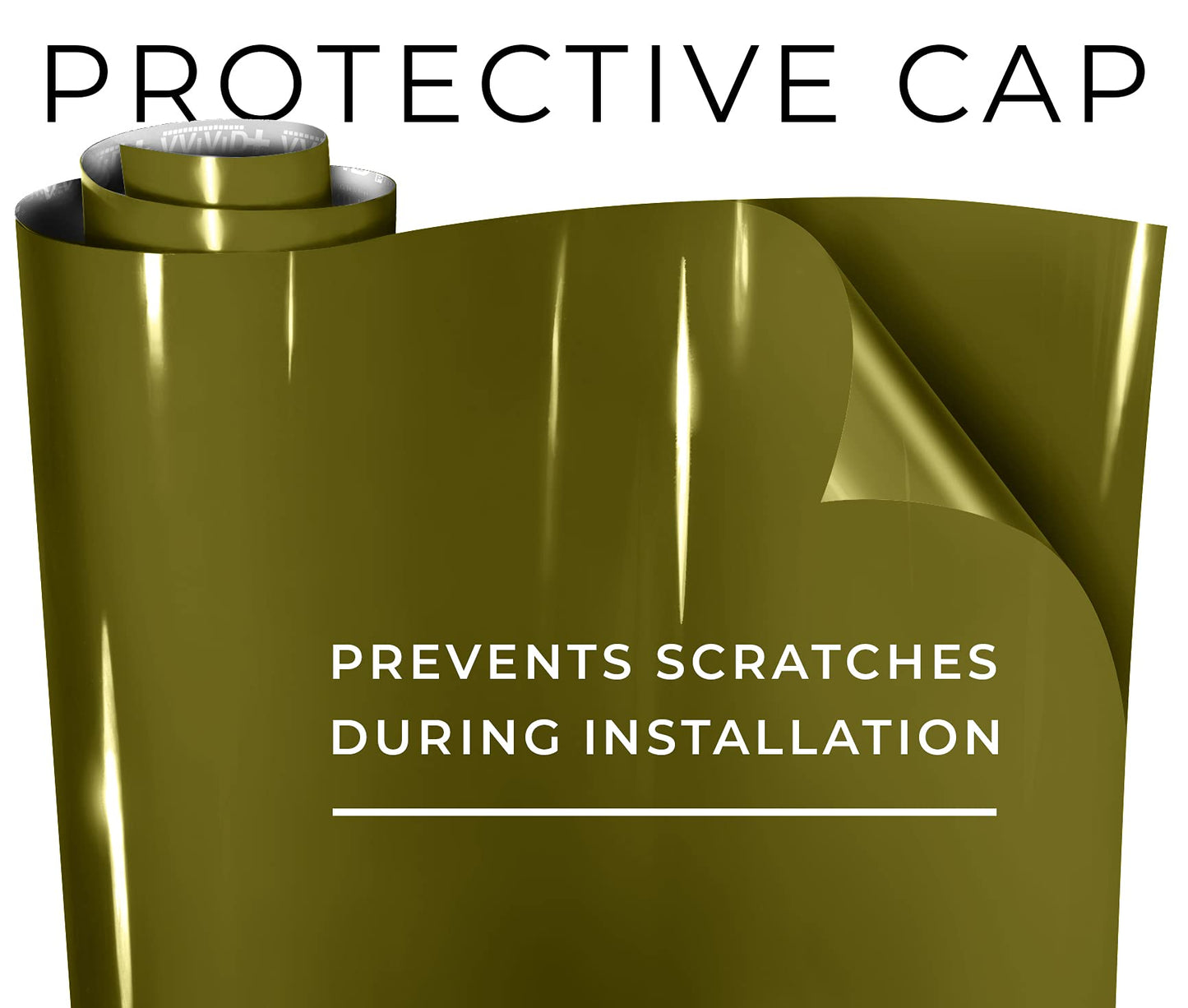 VViViD+ Ultra Gloss Combat Green Vinyl Car Wrap (25ft x 5ft)