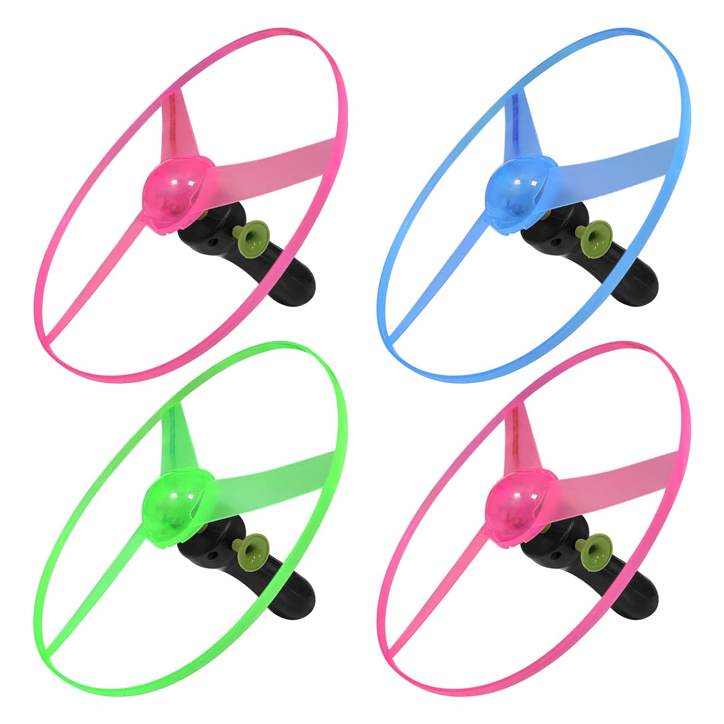M.best 12 Sets LED Flying Set, Fun Flying Saucers Toys for Kids with Flashing Lights, Flying Toy Outdoor Toys Glow in The Dark Party Supplies Party Favors for Kids 4-8 8-12
