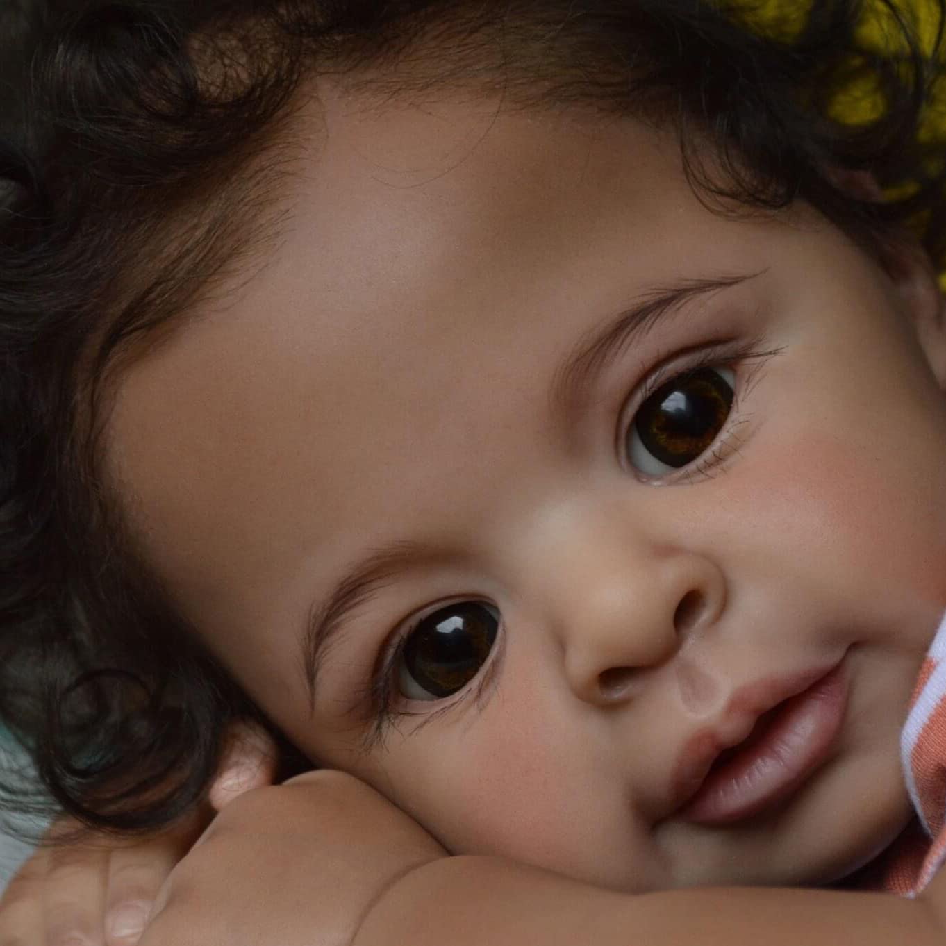 kgniess me Lifelike Reborn Baby Dolls Black Girls Anthony Reborn Doll Girls 21-Inch Soft Body Realistic African American Newborn Baby Doll Real Life Baby Dolls Gift Box Toys for Kids Age 3+