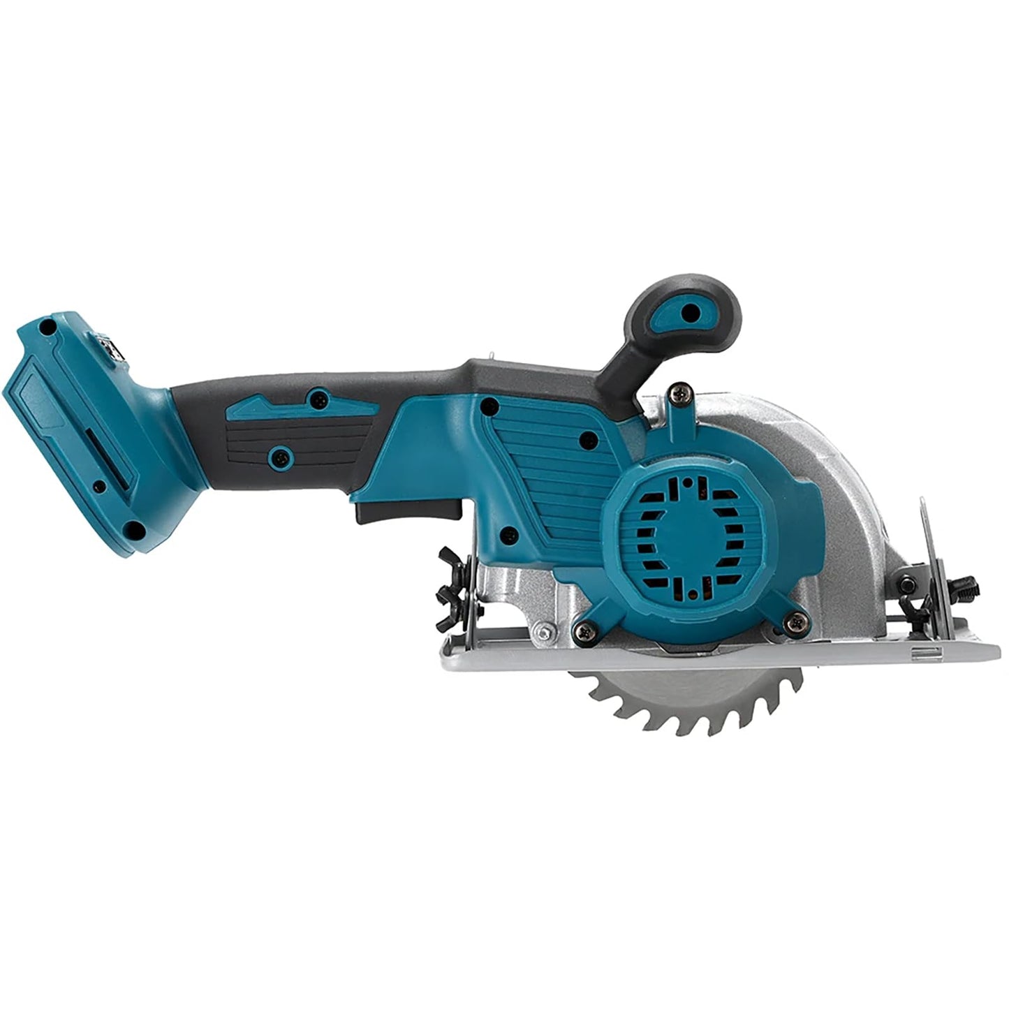 5 Inches Brushless Cordless Circular Saw, 6500 RPM,Compatible with Makita 18V Battery (Tool Only), 20mm Arbor with Blade & Scale Ruler,Compact Design