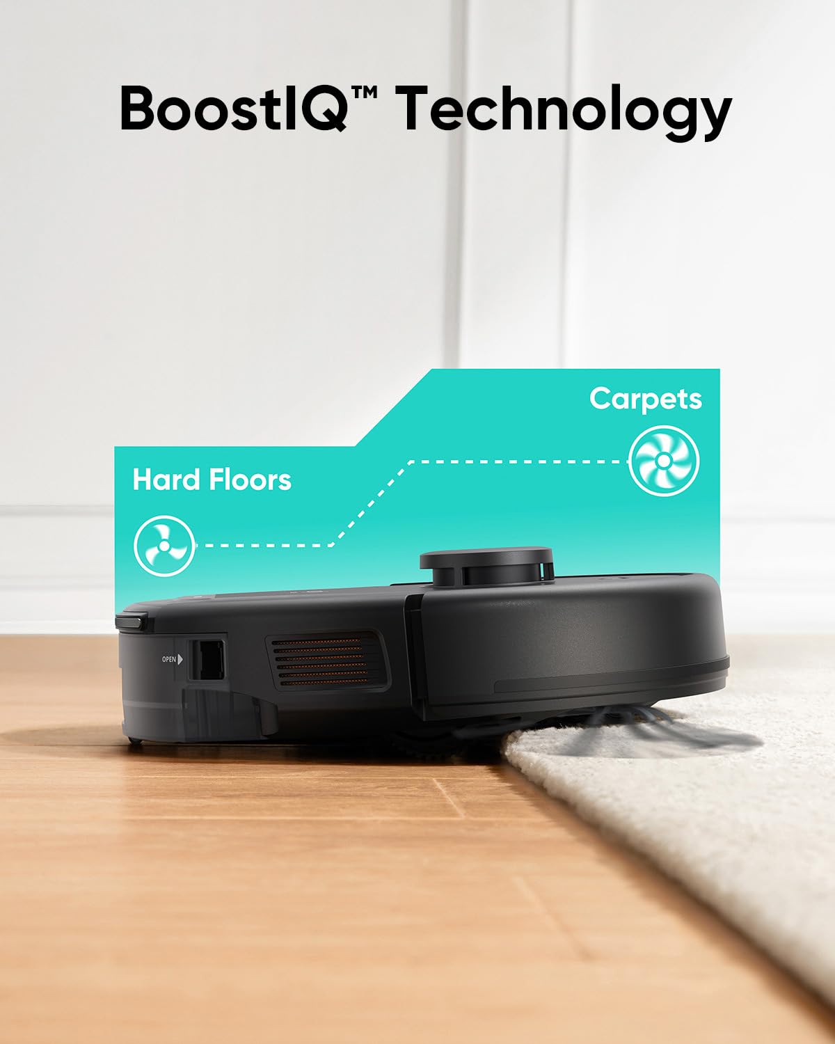 eufy L60 Robot Vacuum with Self Empty Station, Hair Detangling Technology, Up to 60 Days Hands Free Cleaning, 5,000 Pa Suction (Renewed)