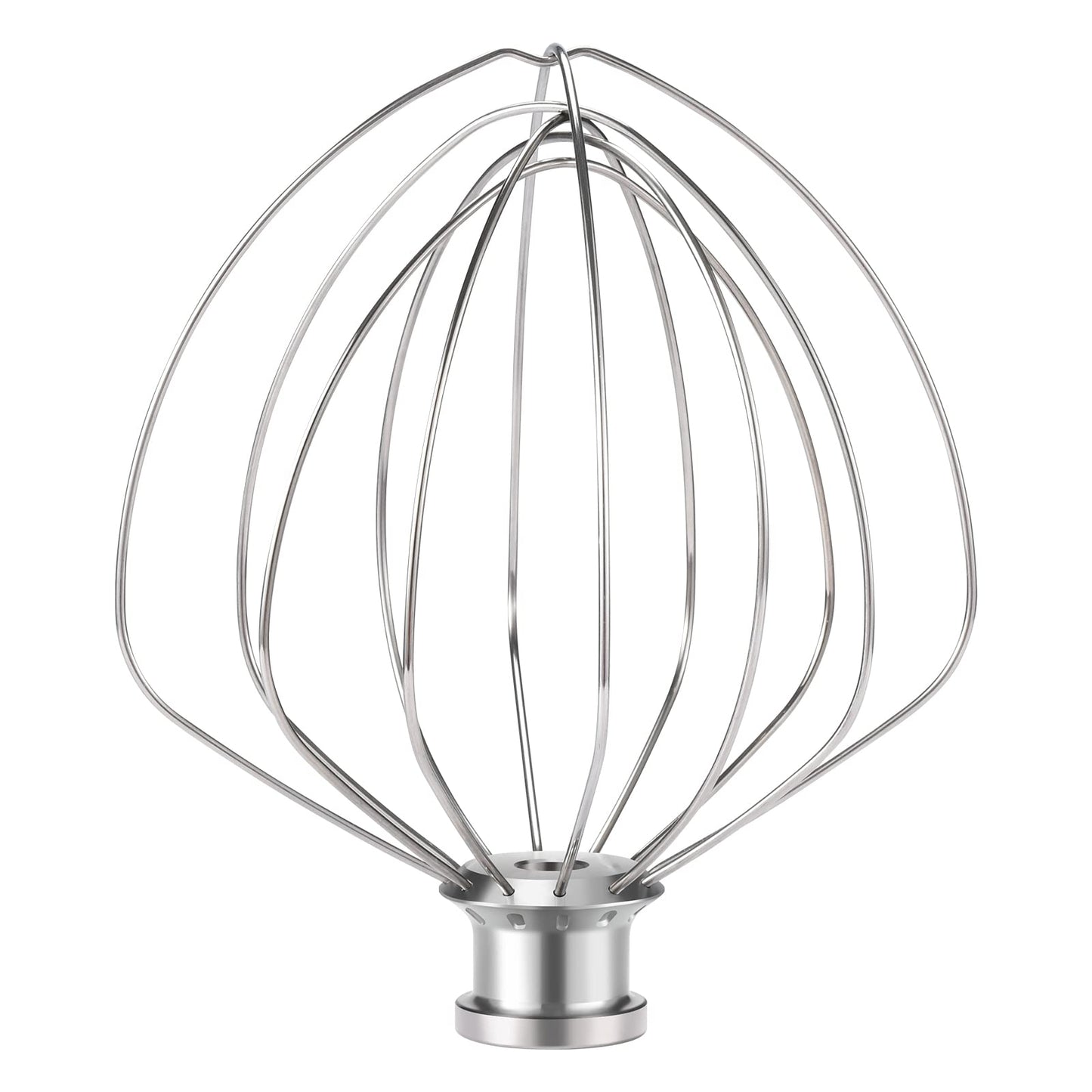 KN256WW Dishwasher Safe Whisk Attachment Stainless Steel 6 Wire Whip Fits KitchenAid 6 Quart Bowl Lift Stand Mixer for Egg Heavy Cream Beater, Cakes Mayonnaise