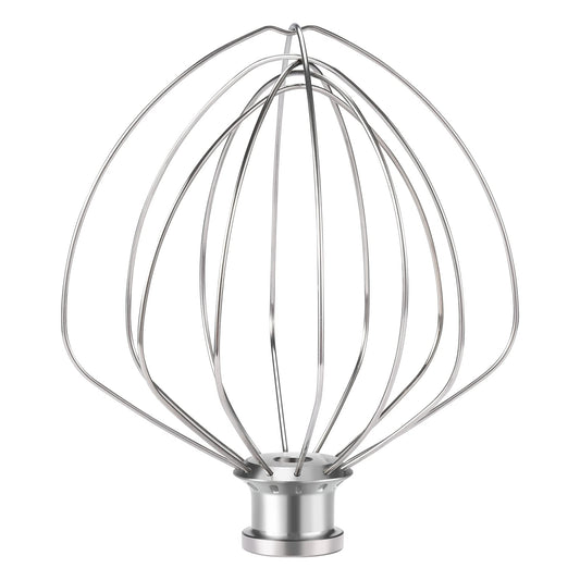 KN256WW Dishwasher Safe Whisk Attachment Stainless Steel 6 Wire Whip Fits KitchenAid 6 Quart Bowl Lift Stand Mixer for Egg Heavy Cream Beater, Cakes Mayonnaise