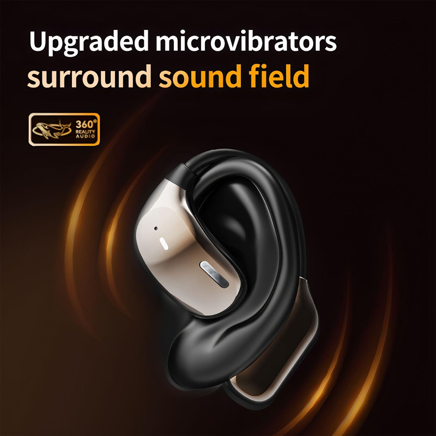 AI Translation Earbuds Real Time 144 Languages, LCD Touch Screen Open Ear Wireless Bluetooth Translator Earbuds, Audifonos Traductores Inglés Español, with APP Translating Device