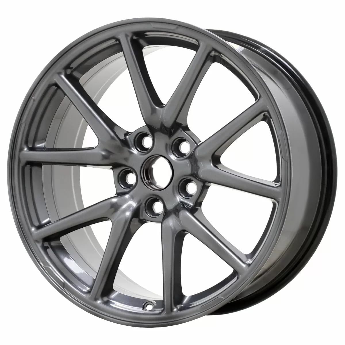 New 18 Inch Rim Wheel For Tesla Model 3 | OEM Style Aluminum Alloy for 2017 2018 2019 2020 Models | 18x8.5" | Direct Fit - OE Factory Rim for 104422100A 104422100B 104422100C Replacement Rims
