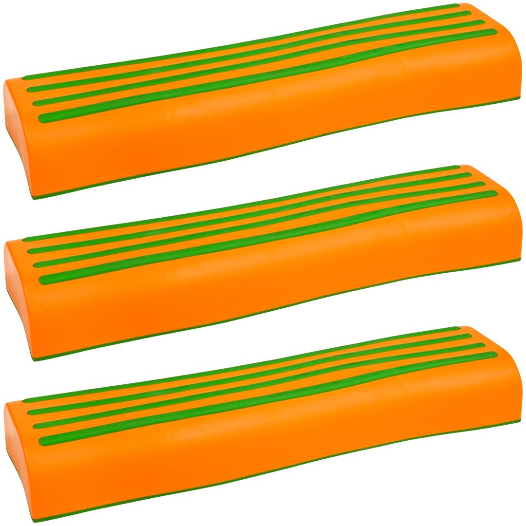 edxeducation Step-a-Trail | Logs | Set of 3 Balance Logs | Ages 18m+ | Obstacle Course for Kids | Indoor and Outdoor Toys for Toddlers | Build Gross Motor Skills
