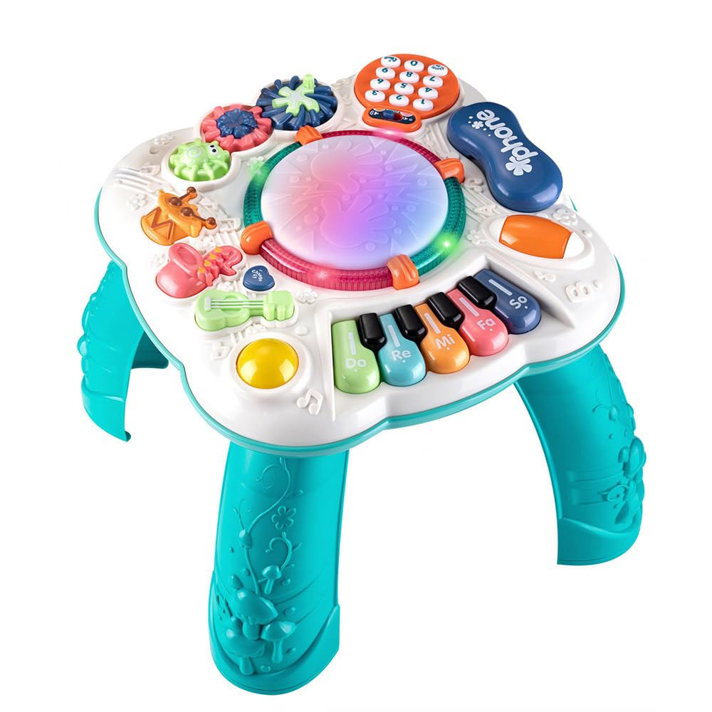 WEYARIXA Baby Toy- Engaging Baby Musical Toys for 6 12 18 Months Old- Safe, Sturdy, and Fun (11.8 x 11.8 x 12.2 inches)