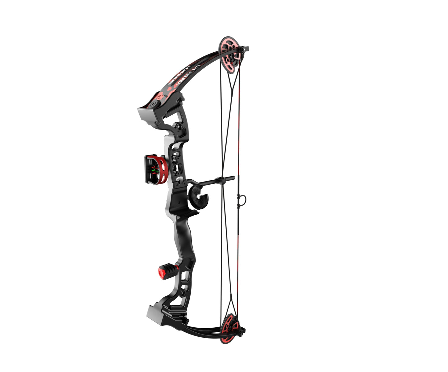 Barnett Vortex Lite G3 Youth Bow - 22-25in Draw Length, 18-29lb Hunting Compound Bow, Adjustable 60-70% Let Off, 3 Pin Fiber Optic Sight, Brush Retainer Rest, Fast Action Quiver, D Loop Installed