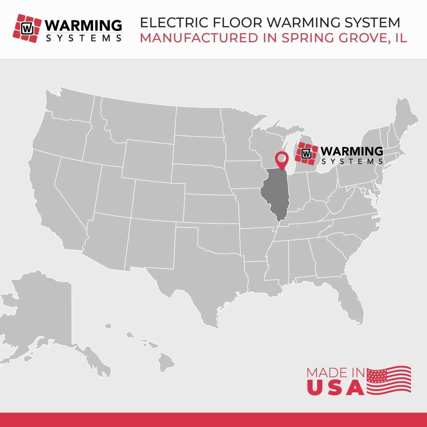 Warming Systems - 40 Sqft 120V Electric Radiant Floor Heating Mat – Includes Heating Mat, Programmable Thermostat, Thermostat Floor Sensor, Installation Monitor and Under Tile Heater