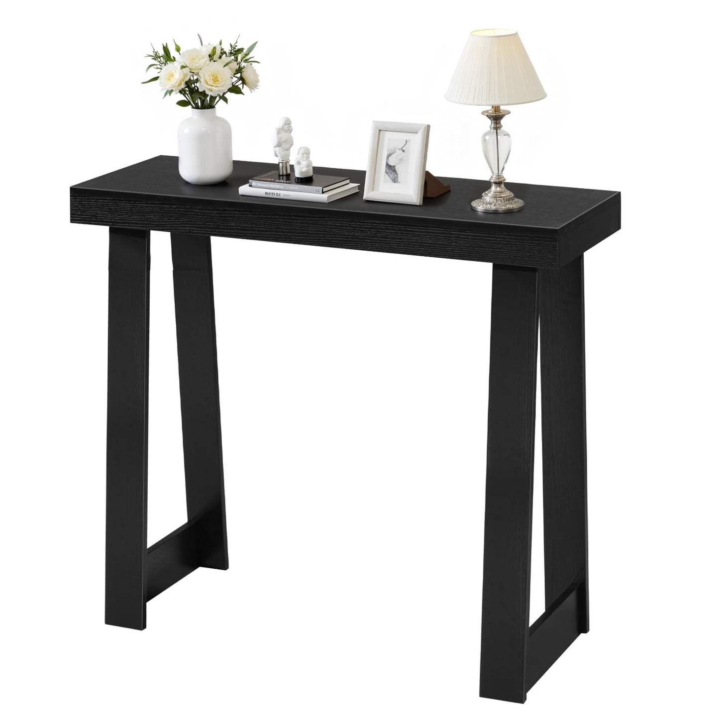 VEVOR Console Table, 36 Inch Entryway Table, Wooden Rectangle Hallway Table, Narrow Sofa Table Behind The Couch, Console Tables for Entryway, Hallway, Living Room & Bedroom